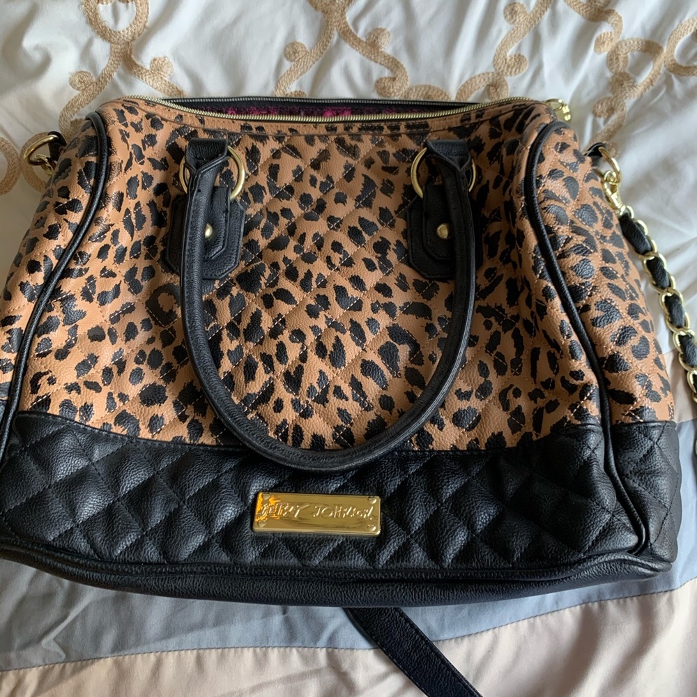 Betsey Johnson animal print bag
